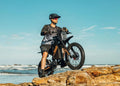 Electric Dirt Bike for Adults, 60V 35ah, 3000W 45 MPH & 37 - 68 Miles Electric Motorcycle, 25'' Fat Tire Off - Road Mountain Bike UL2849