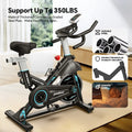 Pooboo Professional Indoor Cycling Bike Stationary Exercise Bikes Home Cardio Workout Bicycle Machine 350 lb Flywheel Weight 40 lb