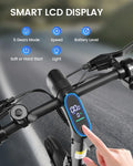 DYU 14" Folding Electric Bike for Adults Teens, 500W Peak Motor 36V/7.8AH Battery, Commuter City Ebike, UL2849