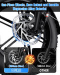 Wallke H9 AWD 3200W Dual Motor Electric Bike for Adult, 82ah 48V Dual Battery Long Range E - Bicycle, 31 - 34MPH Fast Ebike, 20" Fat Tire Offroad Full Suspension Folding, 3mm Aluminum Alloy Frame, UL2849