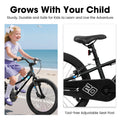Ambifirner 20 in BMX Style Bike, Hi - Ten Carbon Steel Frame with Front V - Brake & Rear Coaster Brake, Easy Assembly, Adjustable Seat for Learning Riders (Blue)