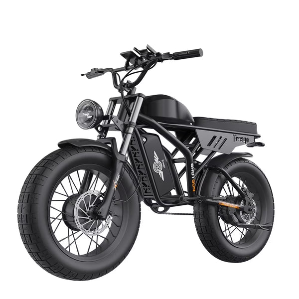 Freego F3 Pro 2000W Dual Motor Electric Bike for Adults, & Dual Battery 48V/40ah, 20"x4.0" Fat Tires Off Road Electric Bicycle with Removable Battery, 34MPH&68 Long Range E Bike UL2849