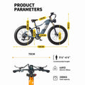 Dual Motors AWD 2000W Electric Bike for Adult 26'', UL2849 48V 30AH Removable Battery E - Mountain Bike 4.0 Fat Tire up to 35MPH&120miles Long Range Off - Road Ebike Beach Dual Hydraulic&Brakes E - Bicycle
