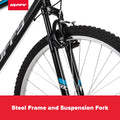 Huffy 29" Rock Creek Mountain Bike, Fits Riders 5'0"+, Matte Black, Adult, Men'S