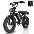 AOVOPRO AP20 Electric Bike for Adults 20 X 4.0 Fat Tire, 750W Off - Road E Bike, E - Mountain Bike 48V 15.6AH UL2849