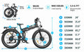 Dual Motor PEAK 3000W Electric Bike for Adults, 31mph 48V 23ah Electric Bicycle, 26" Fat Tire Mountain Bike UL2849