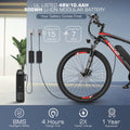 Gocio 27.5" Electric Bike, Peak 750W Electric Bike for Adults, 22mph Electric Mountain Bicycles, 48V 10.4ah Battery Ebike UL 2849, Aluminum Alloy, Lockable Suspension Fork, Shimano 21 Speed