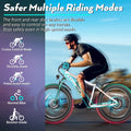 Gocio 26" 4.0 Fat Tire Electric Bike for Adults, 500W Motor, 48V 13ah Battery, Lightweight Aluminum Alloy Frame, Max 22mph Electric Mountain Bike Beach Snow Ebike for Men, Professional 7 - Speed UL2849
