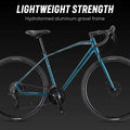 Grit Adventure Road Bike, 14 Speeds, 700c Wheels, Blue