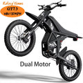 GT73 Electric Bike for Adults, 2000W UL 2849 Electric Dirtbike with 25" Motorcycle Tires, 48V36.4AH Dual Battery Ebike, Max 37 Mph & 85 Mile Long Range, Dual Hydraulic Brakes & Full Suspension