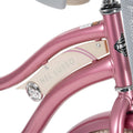 26 In. Nel Lusso Women'S Beach Cruiser Bike, Pink Taffeta
