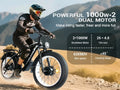 Peak 5000W - Electric - Bike for Adults - Men, Dual - Motor - Ebike 50MPH - Hunting - Ebike, 60V 25AH Long Range Dirtbike, 26" x 4.0 Fat - Tire - Electric - Bicycle, AWD 21 - Speed Mountain Bike for Off - Road Snow Sand