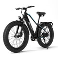 ANCHEER Electric Bike for Adults Peak 1000W Electric Bicycle 48V 15AH Battery Electric Bike 26" x 4.0" Fat Tire Mountain 28MPH 7 Speed Gears Electric Bike, Rear Rack, UL2849
