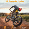 Dual Motors AWD 2000W Electric Bike for Adult 26'', UL2849 48V 30AH Removable Battery E - Mountain Bike 4.0 Fat Tire up to 35MPH&120miles Long Range Off - Road Ebike Beach Dual Hydraulic&Brakes E - Bicycle