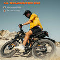 20" Fat Tire Electric Bike for Adults, 1500W Peak Adults Ebike, 48V 15ah Battery Electric Mountain Bike UL2849