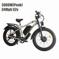 3000w（peak)Motor 190NM Electric Bike SMLRO MX500 for Adults, with 52v25ah Battery E Bicycles, 24" Fat Tire All - Terrain Electric Bicycle for Adult, Max 37MPH Ebike, 7 - Speed UL2849