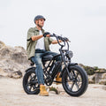 AMYET G60 Peak 1500W Electric Bike, 20" Fat Tire E - Mountain Bikes, 48V 20ah 32MPH Ebike for Adults Full Suspension UL2849