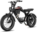 Luckeep M5 Electric Bike for Adults/Teen, 1500W Peak Motor, Max 32MPH, 48V 15AH Battery, Max 60 Miles Electric Motorcycle for Mountains, 20" Fat Tire Electric Dirt Bike, Sand, Road, Full Suspension