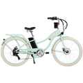Nel Lusso 26 - Inch 7 - Speed Electric Cruiser Bike with Throttle, Mint Green, 36V, 350W, UL 2849 Compliant, by Huffy