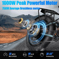 Dual Motors AWD 2000W Electric Bike for Adult 26'', UL2849 48V 30AH Removable Battery E - Mountain Bike 4.0 Fat Tire up to 35MPH&120miles Long Range Off - Road Ebike Beach Dual Hydraulic&Brakes E - Bicycle