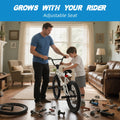 XJD Freestyle BMX Bike for Teen Beginner 8 - 12 Years Old Kids, 20 in Kids Bike with Hi - Ten Steel Frame, U - Brake and Hand - Brake Levers