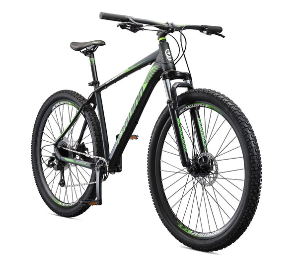29 - In. Boundary Mens Mountain Bike, Black and Green