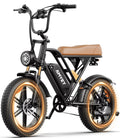 AMYET G60 Peak 1500W Electric Bike, 20" Fat Tire E - Mountain Bikes, 48V 20ah 32MPH Ebike for Adults Full Suspension UL2849
