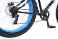 26" Dolomite Mens Fat Tire Bike, 7 Speeds, Black