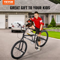 VEVOR BMX Bike, 24 - Inch Wheel Freestyle Bike, BMX Race Bike with 4 Pegs, Beginner - Level BMX to Advanced Riders, BMX Bicycles for Teen Adult Men Women, Durable Hi - Ten Steel Frame, Easy to Assemble