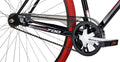 700c Kent Fixie Men'S Bike, Adult, Ages 13 and up, Black/Red